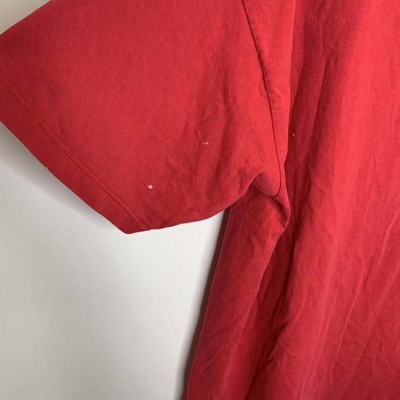 Vintage Coca Cola Mens XL Red Short Sleeve Shirt Made in USA - Picture 7 of 8